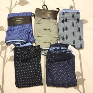 Banana Republic Mens Boxers - NWT - Size Small - Lot of 5